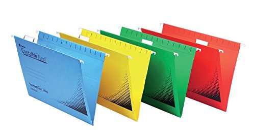 Rexel Crystalfile Flexifile Pappeinschübe für Hängemappen-Reiter 50 Stück weiß