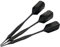 Kings Dart Softdart Dartpfeile Set „Black Star“ | 3X Dart-Pfeile mit 16 g, 18 g oder 20 g | Geriffeltes Barrel aus Massiv Messing, Aluminium Schaft, 100 Micron Flights | Markenqualität