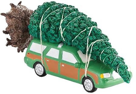 Department 56 Snow Village National Lampoon's Christmas Vacation Accessories the Griswold Family Tree Figurine, 3.15 Inch, Multicolor