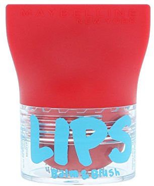 Maybelline New York Baby Lips Balm&Blush Balsamo Labbra e Blush, 5 Booming Ruby