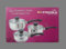 PRIMA 3pc Stainless Steel Cookware Set 14,16,18cm