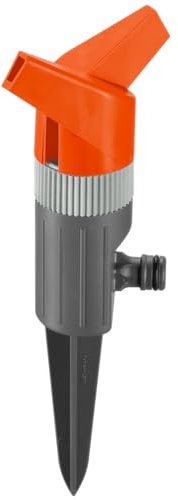 Arroseur rotatif Foxtrott Classic de Gardena : arroseur de pelouse pour un arrosage uniforme de surfaces jusqu'à 130 m², sans flaques d'eau, secteur d'irrigation 360°, portée de 13 m (1953-20)