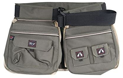 G.P.S. Mesh Half Shooting Vest with Back Pouch | Durable Tactical Storage with Visual I.D. System & Adjustable Belt, Rifle Green/Olive