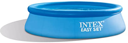 INTEX 28120EH Easy Set Inflatable Swimming Pool: 10ft x 30in – Puncture-Resistant Material – Quick Inflation – 1018 Gallon Capacity – 23in Water Depth