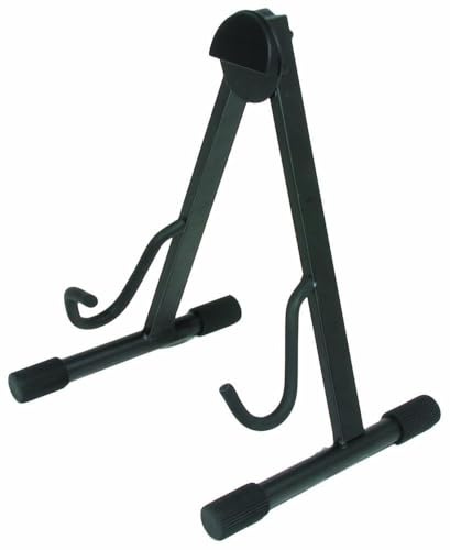 QUIK LOK - GS/436 SUPPORTO A-FRAME SERIE GS, Supporto A-Frame per Chitarra Elettrica, Richiudibile, peso 1,2kg, Colore Nero
