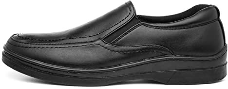 Hobos Bruce Mens Side Twin Gusset Shoe in Black - Size 12 UK - Black