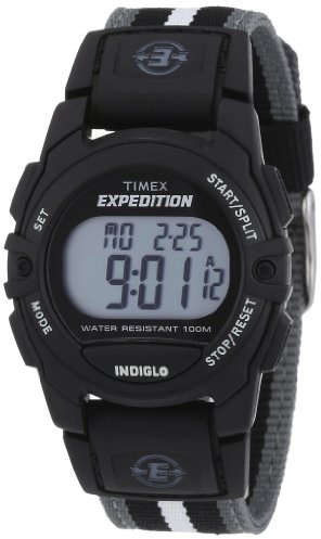 Timex Expedition Digital Chrono Alarm Timer 33mm Fabric Strap Watch