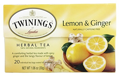 TWININGS TEAS Lemon & Ginger 20bags (PACK OF 1)