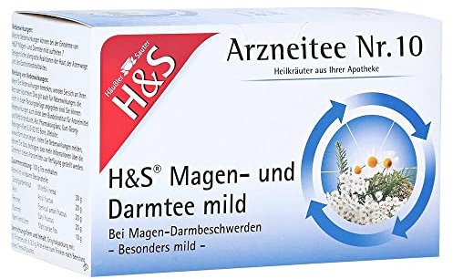 H&S Tee-GmbH & Co. Magen- und Darmtee Mild Filterbeutel Edelstahl Rund
