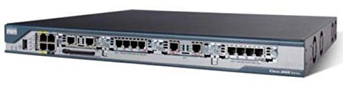 Cisco 2801 - Kabelrouter (Schnelles Ethernet, 10/100Base-T(X), 10,100 Mbit/s, 128-bit AES,192-bit AES,256-bit AES,3DES,des, Cisco IOS, Schwarz, Blau, Edelstahl)