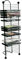 Atlantic Nestable 32 Blu-Ray Rack - Space Saving Modern Design, Durable Steel Construction PN63712046 in Black