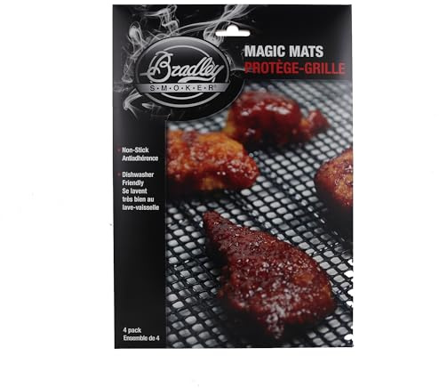 Bradley Smokers BTNSMAT4 4009920 Non-Stick Silicone Mat , Black