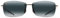 Maui Jim Unisex Sunglasses, Grey Lighthouse Black, m
