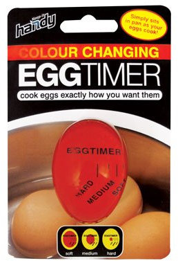 Robby's Colour Changing Egg Timer - Simply sits in pan as your eggs cook!