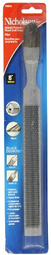 Nicholson Combination Rasp/Hand File (Carded), American Pattern, Half-Round, 8 Length