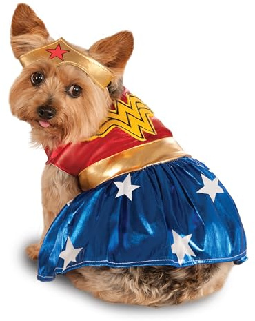 Official Rubies 887842LXLXL000 Extra Large Wonder Woman Pet Costume DC Halloween