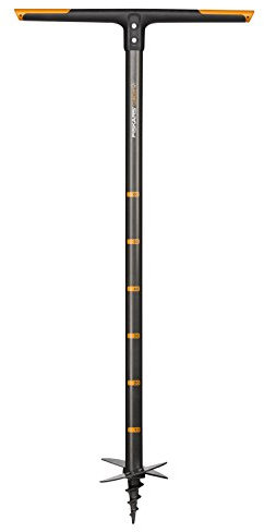 Fiskars Taladro manual, Agujeros de hasta 15 cm de Ø, Negro/Naranja, QuikDrill, Talla: M, 1000638