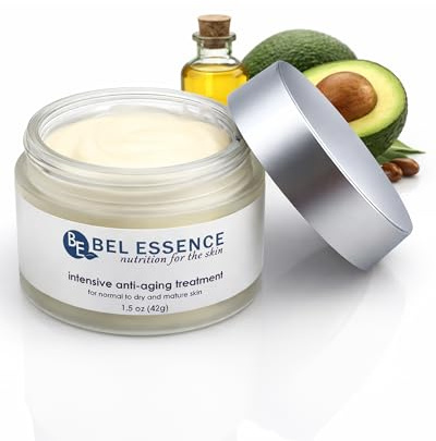 Bel Essence Wrinkle Cream for Women - Anti aging Face Cream with 9 Natural Oils - Deep Hydrating Anti-Aging Day Night Moisturizer for Face & Neck - 1.5 Oz