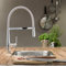 Schütte New York Spiralfeder Küchenarmatur mit Brause, 360 Grad schwenkbarer Wasserhahn Küche, Armatur mit ausziehbarer Geschirrbrause, Chrom, 47,5 cm