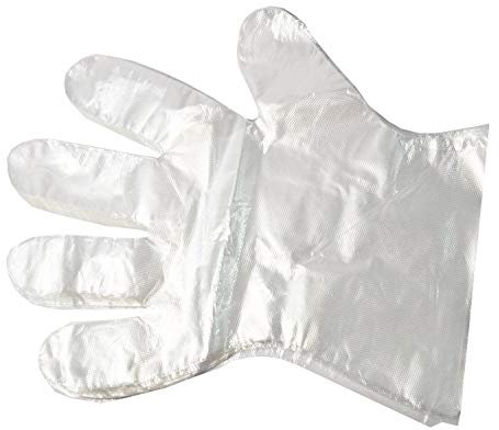 KM-Nails, 100 guanti usa e getta, adatti per il bagno di paraffina, in polietilene