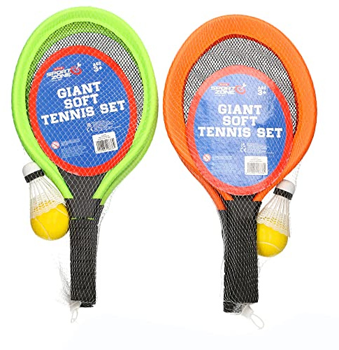 Atoz 6833 Soft Tennis, Assorted, green or orange, 43.5 x 23.5 cm