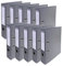 Exacompta 53754E 10er Pack Premium PVC-Ordner Prem´Touch. 7 cm breit DIN A4 Ringordner Aktenordner Briefordner Büroordner Plastikordner Schlitzordner dunkelgrau