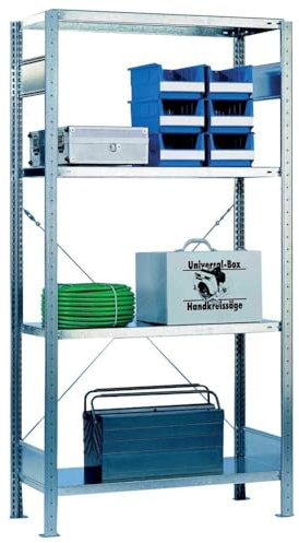 Format 4004514200754 - Steckregal anbaufeld 200 x 100 x 50 cm Schulte