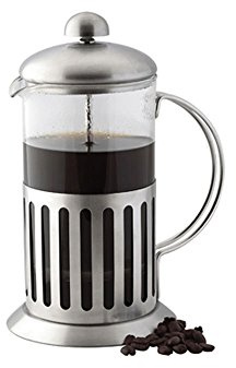 Apollo Stainless Steel Shock Proof Glass Coffee Plunger/Maker, Silver, 20 x 14 x 9 cm