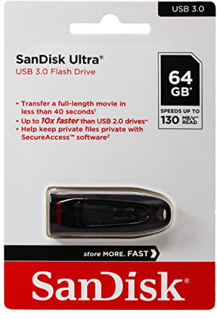 SanDisk 64GB Ultra USB 3.0 Flash Drive - SDCZ48-064G-UAM46