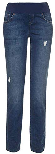 Ex Highstreet Womens Blue Vintage Maternity Jeans (14)