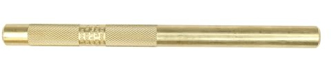 Mayhew Tools 25076 Brass Knurled Drift Punch, 1/2 - 13 mm x 7