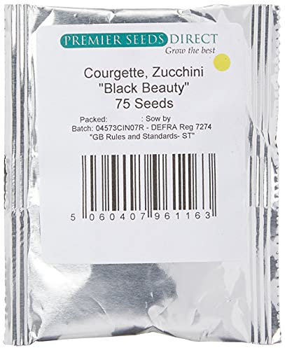 PREMIER SEEDS DIRECT - COURGETTE - Black Beauty - 40 Seeds