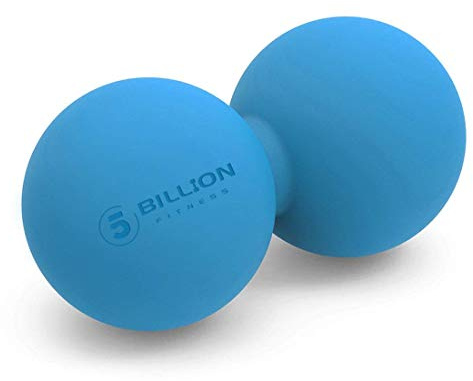 5BILLION FITNESS Peanut Massage Ball - Double Lacrosse Massage Ball & Mobility Ball for Physical Therapy - Deep Tissue Massage Tool for Myofascial Release, Muscle Relaxer, Acupoint Massage