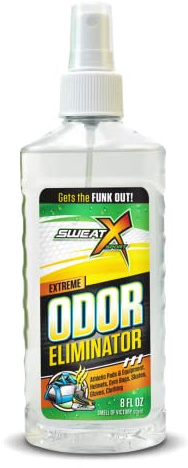 SweatX Extreme Odor Spray - Multi-Purpose No Wash Deodorant - Ideal for Shoes and Fitness Clothing - Victory Scent (236ml)