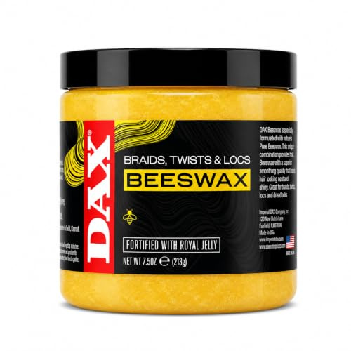 DAX Beeswax with Royal Jelly for Braids, Twists & Locs, 7.5 Oz