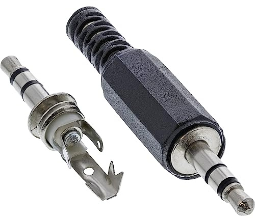 InLine 99100 jackkontakt 3,5 mm stereo lödversion