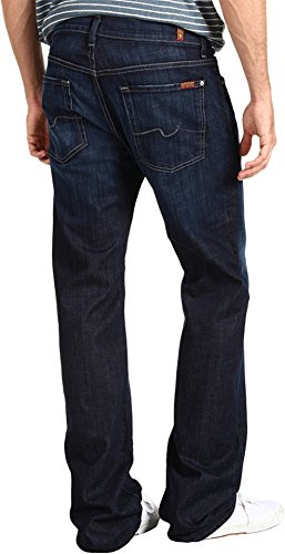 7 For All Mankind Men's Austyn Relaxed Fit Straight Leg Jeans, Los Angeles, 33W x 36L