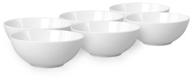 Thomas 6 x Müslischale 15 cm Medaillon Weiß - 10700-800001-15455