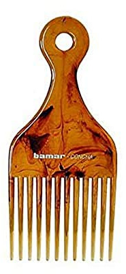 Bamar - Peine Afro color concha, 12 unidad