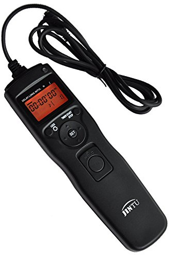 Jintu® Original Time Lapse Intervalometer Remote Timer Shutter Remote Control For Sony Alpha Digital DSLR A100 A200 A300 A350 A700 A900 A850 A550 A500 A580 A560 A77 A55 A65 Minolta Maxxum Dynax AF7D,5D AF807si,800si,700si,600si,505si Cameras Replaces RM-S1AM 2.4G Intervalometer Macro Shooting