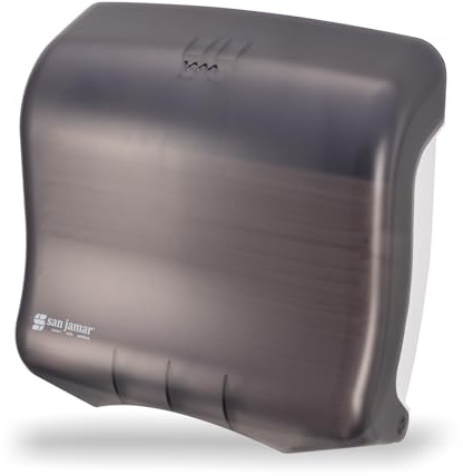 San Jamar T1755TBK Ultrafold Fusion Folded Towel Dispenser, Fits 400 Multifold/240 C-Fold Towels, Classic, Black Pearl