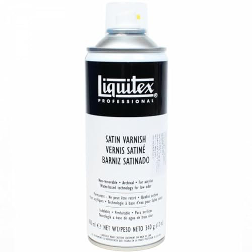 Liquitex Professional - Barniz satinado en spray, 400ml(el empaque puede diferir)