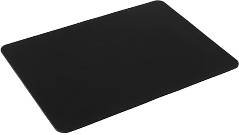 Silent Monsters Tappetino Mouse 44 x 35 cm grande, nero, Bordo tagliato al laser, Durevoli, antiscivolo e silenzioso, gioco, ufficio, casa, lavabile, arrotolabile, Tappetini per il Gaming Mousepad