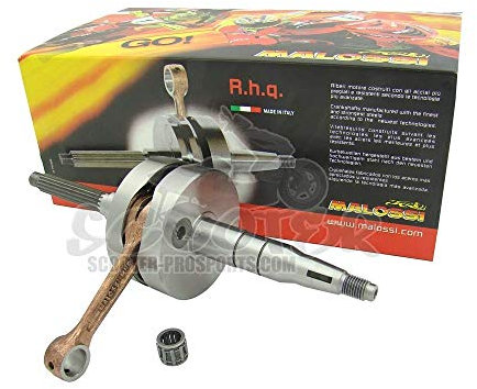 Albero motore MALOSSI MHR RHQ 80 mm/10 mm per Minarelli