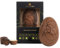 CHOCOLISSIMO – Großes Osterei aus Vollmilchschokolade mit 4 alkoholfreien Luxus Pralinen – Edles Ostergeschenk in dunkler Geschenkbox, Ostern Süßigkeiten Geschenk, Osterschokolade Ostersüßigkeiten