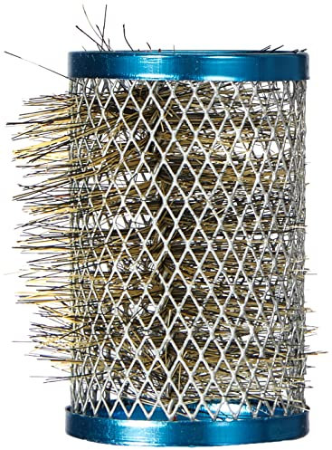 Comair 7000908 12er Drahtwickler mit Borste, Länge 63 mm, blau