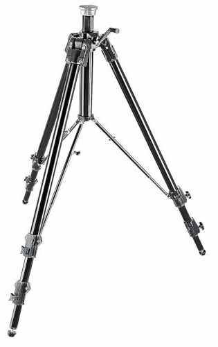 Manfrotto 161MK2B, Super Pro Tripod, Payload 20 kg, Geared Centre Column, Ideal for all Large Format Cameras, Black