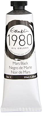 Gamblin 1980 - Oelfarbe - Marsschwarz - 37 ml