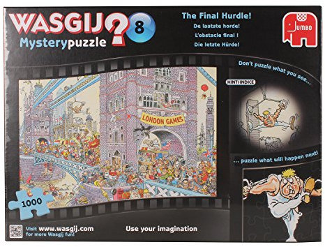 Wasgij Mystery 8 1000 Piece Jigsaw Puzzle Final Hurdle London Games