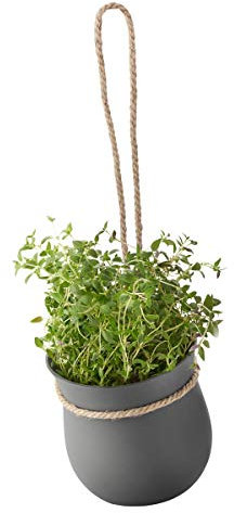RIG-TIG by Stelton Grow-It Kräutertopf, grau/schwarz, 13 x 13 x 13 cm, Z00130